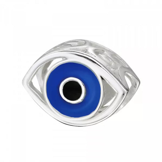 Silver Evil Eye Bead – Protection Charm